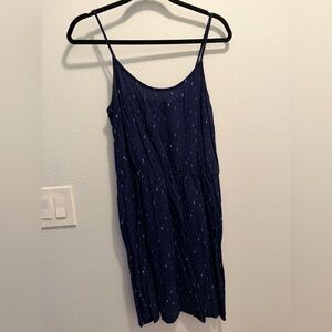 Old Navy Dark Blue Patterned Top